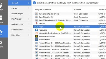How to remove Windows 10’s default buil in apps using CCleaner