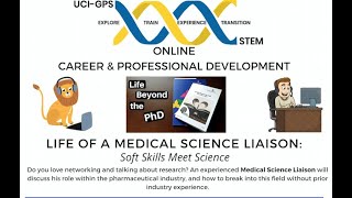 Life Beyond the PhD. Medical Science Liaison: Soft Skills Meet Science screenshot 5