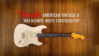 Fender: American Vintage II 1961 Olympic White Stratocaster