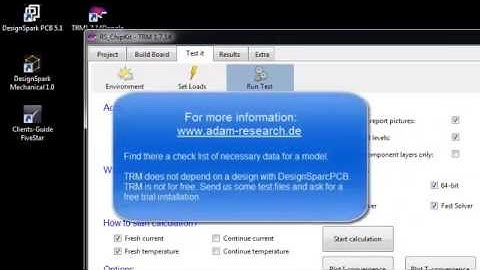 Thermal PCB Simulation: DesignSparcPCB and TRM