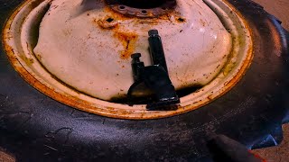 Breaking Large Tire Beads with a Harbor Freight Bead Breaker