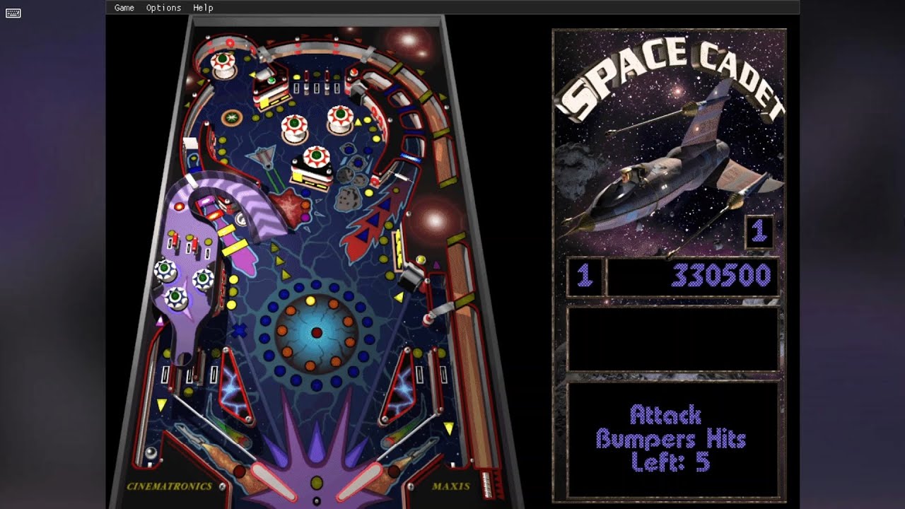 3D Space Pinball - Classic Windows Game | High Score Challenge!