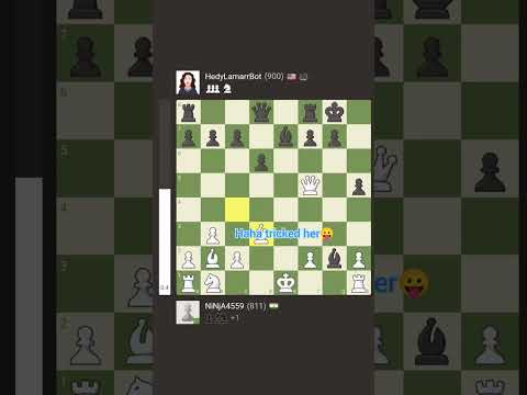 I beat Hedy Lamarr Bot also in just 16 moves || Women's History Month#2 #chess #chesscom #chessgame