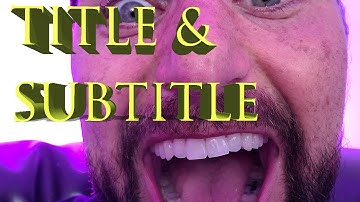 Writing a book how do I pick a subtitle and title?  Mike Fallat book pro explains