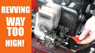 This Snowblower Engine Is Revving Out Of Control! Let