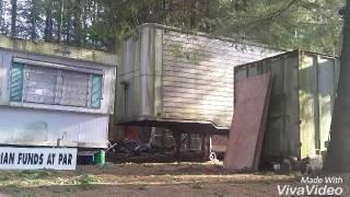 1950s vintage trailmobile recovery with 1962 white freightliner cabover