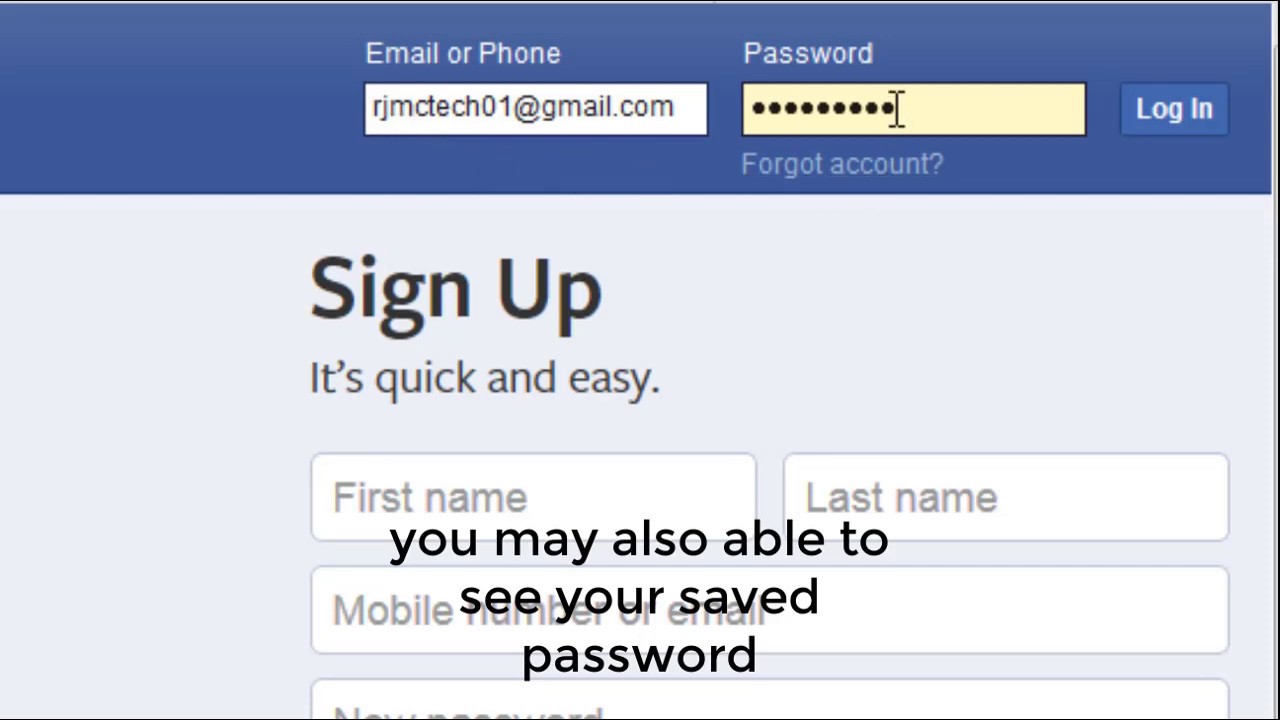 HOW TO SHOW HIDDEN PASSWORD LATEST - YouTube