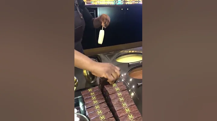 Dip ice-cream in Dubai at Mall of the Emirates…. Magnum ice-cream