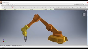 Mô phỏng cánh tay robot - Inventor 4CHaui