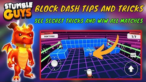 BLOCK DASH TIPS AND TRICKS IN STUMBLE GUYS | ALL SECRET TIPS AND TRICKS IN ONE VIDEO | HINDI | 2023