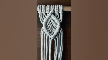 Macrame pattern #macrame #knot #tutorial #beginners #pattern #macramepattern #macrameknots #shorts
