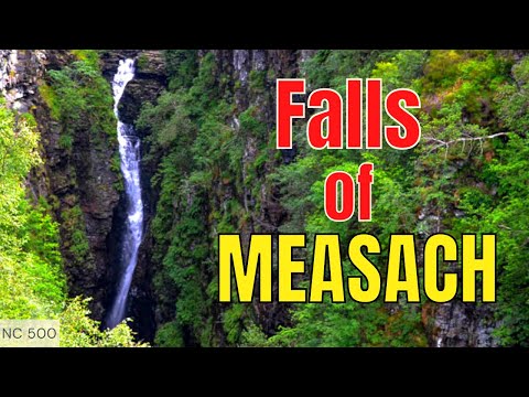 Exploring Falls of Measach - Corrieshalloch Gorge - near Ullapool on the NC500, Scotland