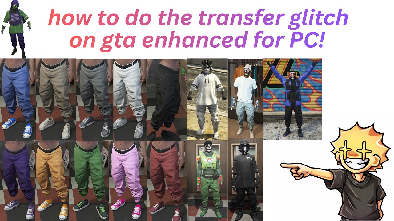 HOW TO DO THE TRANSFER GLITCH ON GTA ENHANCED (PC)