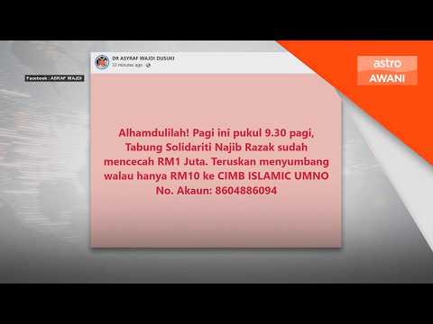 Tabung Solidariti Najib cecah RM1 juta