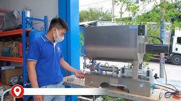 Máy Chiết Rót Dung Dịch Đặc Có Cánh Khuấy