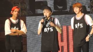 150829 방탄소년단 BTS Live Trilogy in Hong Kong, Episode II: The Red Bullet - SUGA TALK