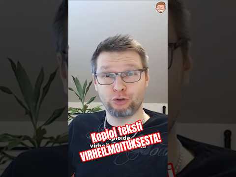 Näin saat virheilmoituksen talteen (esim. hakeaksesi ratkaisuja hakukoneella tai tekoälyllä)