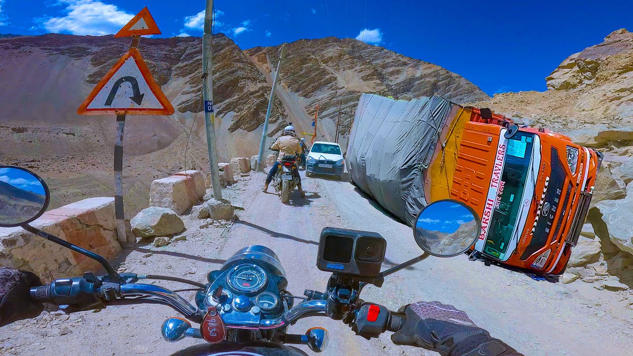 CEL MAI PERICULOS DRUM DIN LUME - MOTOCICLIST IN INDIA SI HIMALAYA PART 9