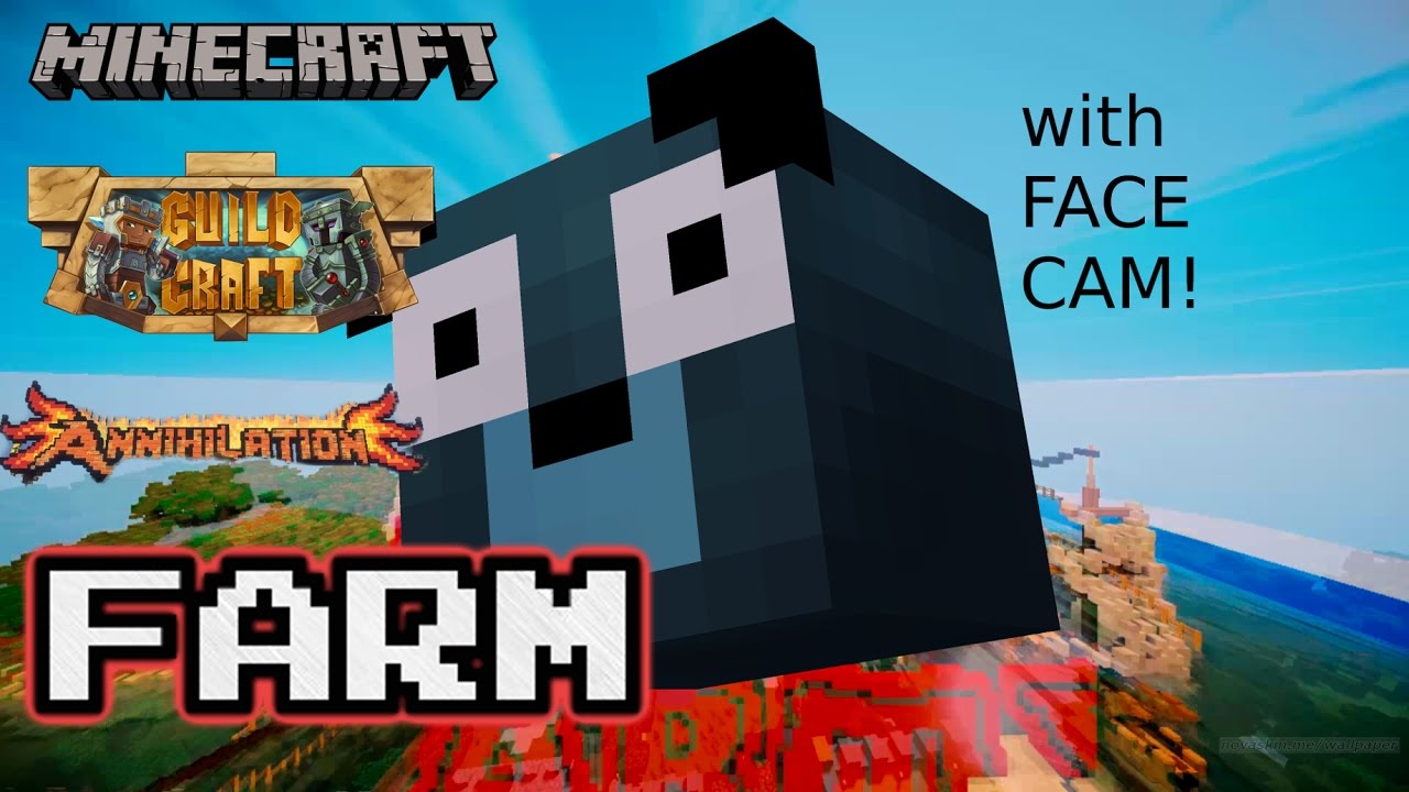 EssixDam Farm with Face Cam!  Minecraft Guildcraft 