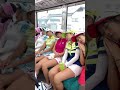 お疲れの女子ゴルファー #golf #電車 #shorts