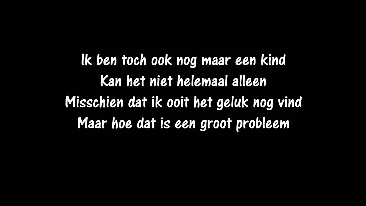 Danny De Munk - Ik Voel Me Zo Verdomd Alleen (Songtekst) - Youtube