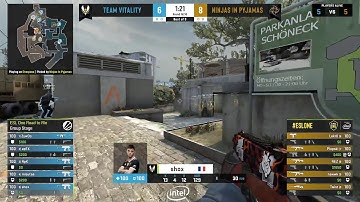 CSGO ZywOo Ace hold Overpass | Vitality vs NiP