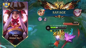 FREYA WITH THIS HACK DAMAGE BUILD!!! ( MUST TRY ) FREYA BEST BUILD 2025 - MLBB