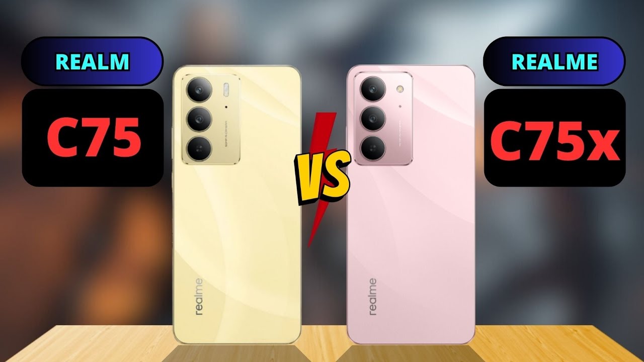 Realme C75 vs Realme C75x Comparison - YouTube