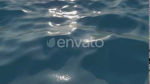 Bright Blue Sea Wave Surface in Motion | Motion Graphics - Envato elements