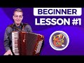 Irish Accordion Lesson #1 - [The Basics] Learn With Alan Kelly
