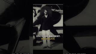 The richest man in America died weighing 90 pounds 🛩️ #shorts #history #documentary