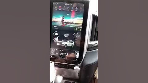 Tesla Android Car Stereo Radio GPS Navigation Head Unit Replacement Land Cruiser 200 LC200 2016-2019