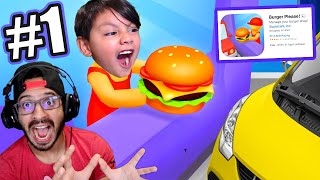 KARIM VENDE HAMBURGUESAS | Please Burger en Español | Juegos Karim Juega screenshot 1