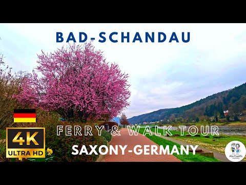 Bad Schandau Walk Tour I Saxony | Germany | 4K | UHD