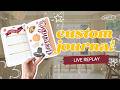 Live Custom Bullet Journal REPLAY February 17, 2026 | Orders & Thanksgiving Theme Kristine's Journal