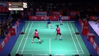 BATC 2020 | Men’s Team Finals | Indonesia vs Malaysia | Gideon/ Sukamuljo vs Chia/Soh