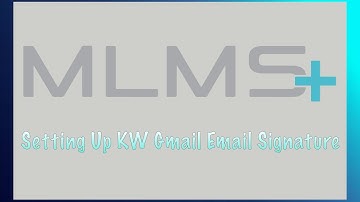 Setting Up Your KW Gmail Email Signature