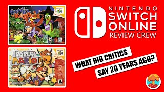 1990s Critics Review Banjo-Kazooie & Paper Mario (Nintendo Switch Online) - Defunct Games