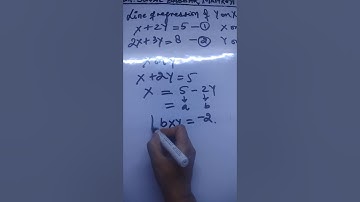 Given two regression equations determine which is Y on X and which is X on Y.
