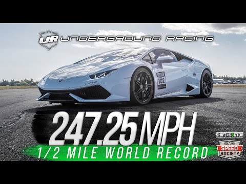 Underground Racing 247.25 MPH 1/2 Mile World Record