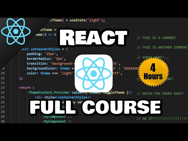 React Full Course for free ⚛️ (2024) class=