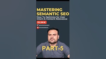 Part-5: Key Aspects Of Semantic SEO: "Entities and Concepts"