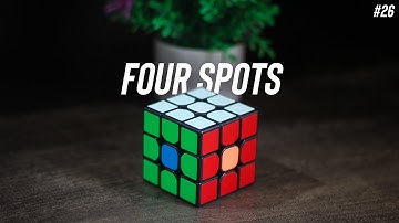 Four Spots Pattern - Rubik’s Cube 3x3 Pattern