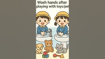 Wash Hands After Playing with Toys or Pets