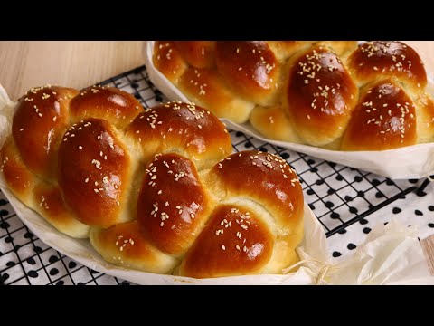 Best Challah Bread Recipe ｜How to Make Challah Bread ｜ 4 Strand Challah Braid