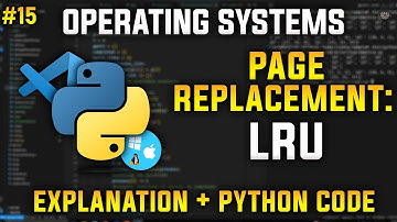 Least Recently Used Page Replacement in Python | Operating Systems | Page Replacement Algorithms