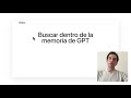 Buscar dentro de la memoria de GPT