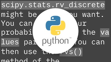 Generate random numbers with a given (numerical) distribution