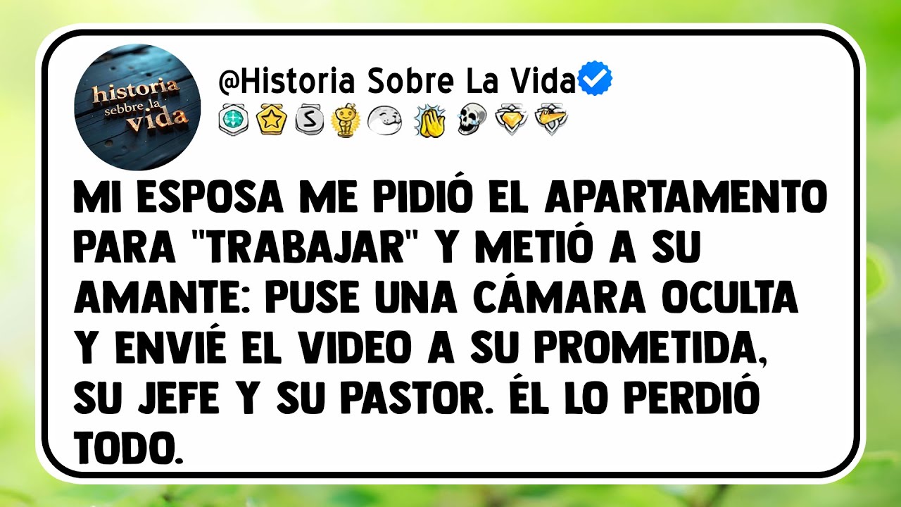 Mi esposa me pidió el apartamento para 