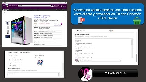 Crear una base de datos con comunicación entre cliente y proveedor en C# con conexión SQLServer